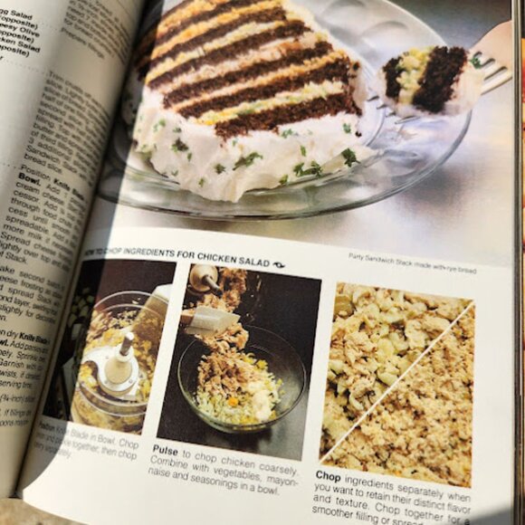 Cooking With A Food Processor Cookbook Book Hardcover GENERAL ELECTRIC 1978 - Picture 9 of 12